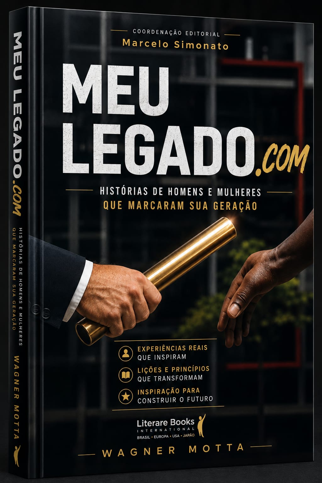Capa da coautoria Meu Legado.com, com Wagner Motta, Literare Books International